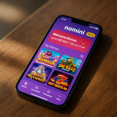 Nomini Casino - Mobile Platform - Responsive Gaming